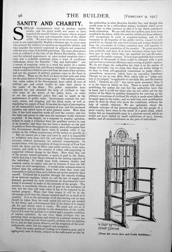 Antique old print chair - chair, by