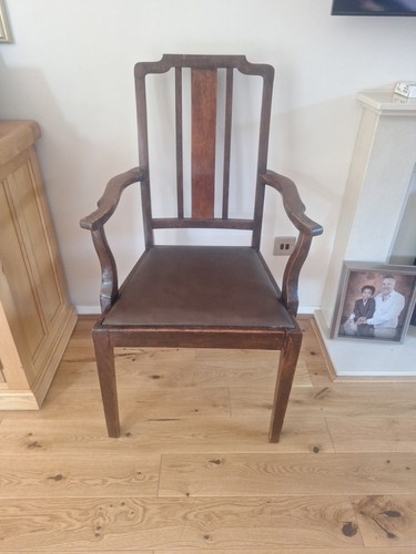 Oak carver chair - oak,