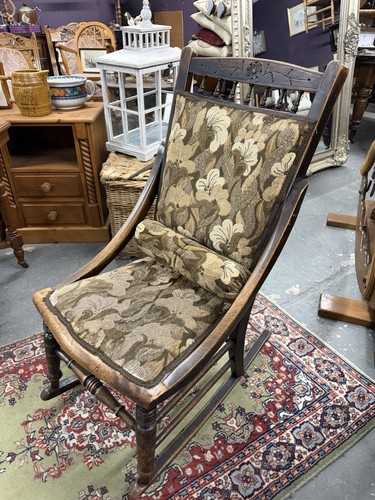 Antique rocking chair - chair, arts