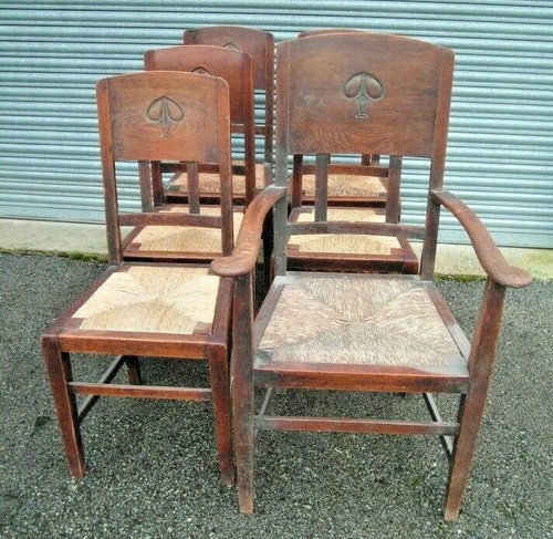 Arts and crafts oak dining - arts,