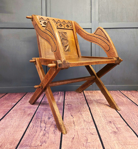 Antique oak glastonbury style - oak,
