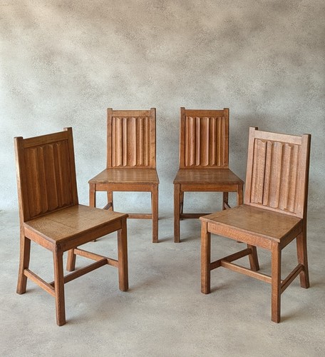 Set antique oak - 4, dining